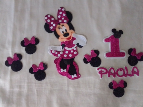 Minnie Mouse Topper Cake Topper Para Torta Adorno Para Torta