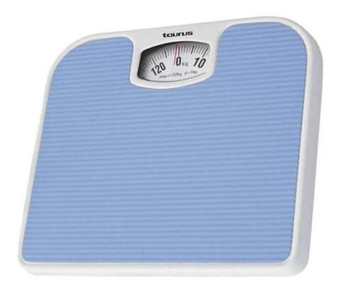 Báscula Mecánica Taurus Obelix Azul, Hasta 130 Kg