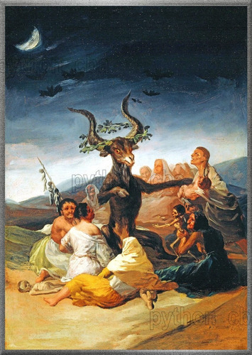 Cuadro Sábado De Brujas - Francisco De Goya - Aprox 1797