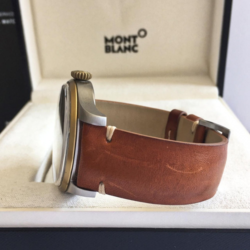 Montblanc 1858 Pilot Bronze 44mm 2019 Completo