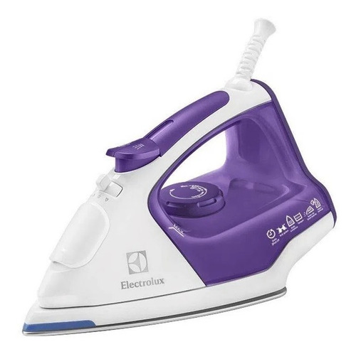 Plancha De Ropa Electrolux Modo Seco O Vapor, Odi25 Color Morada