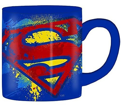 Silver Buffalo Dc Comics Superman Bold Logo, 14-ounces Mug, 
