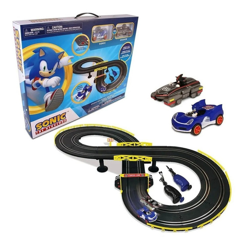 Sonic Y Shadow Pista De Carreras Super Race Set Sega Nuevo