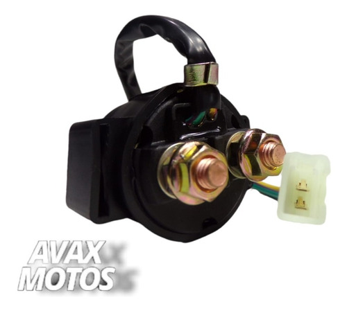 Relay De Arranque Chanchita Con Cable Sin Fusible - Avax