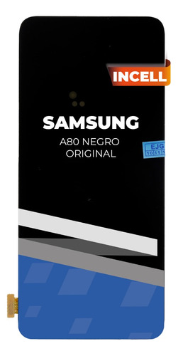 Lcd Para Samsung A80 Negro Original