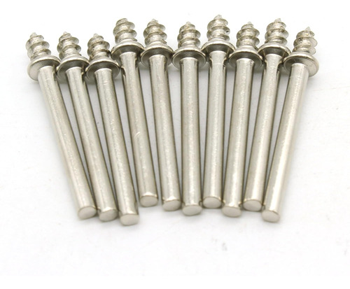 10 Pc #401 Screw Mandrel For Felt Polishing Wheel Or Co...