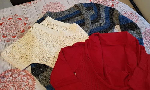 Sweaters Hilo (3 Unidades) - Mujer - Talle S - Todo A $12000