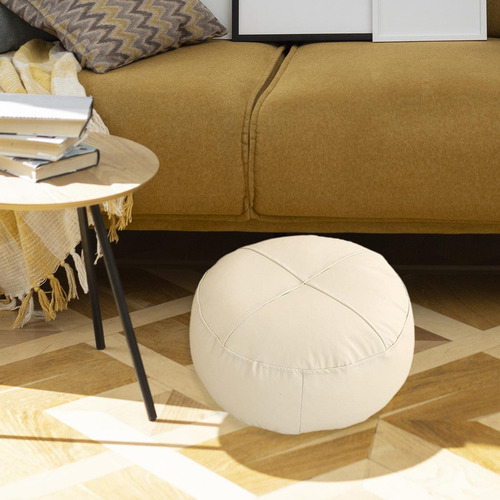 Cojín De Suelo Acolchado Para Exteriores, Diseño Beige