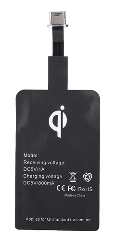 Adaptador De Cargador Inalámbrico Qi Módulo Receptor De Carg