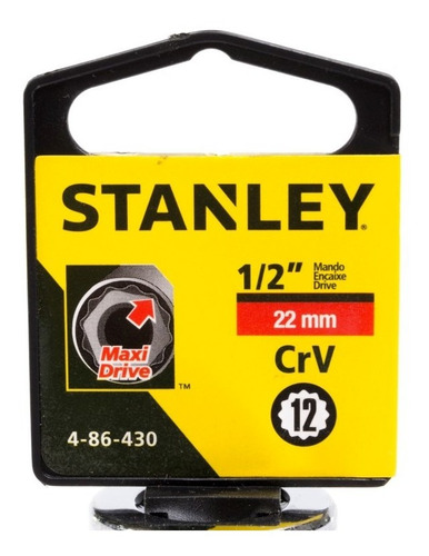 Copa Larga Poligonal Mando 1/2 22mm 86430 Stanley
