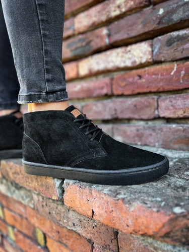 Imagen 6 de 10 de Botas Botitas De Cuero Gamuza Chavito De Hombre Libertarios