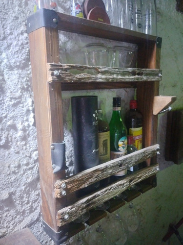 Repisa - Bar De Pared Rústico
