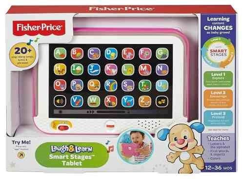 Tablet De Aprendizaje Fisher Price En Español Color Rosada