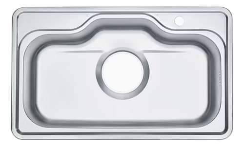 Bacha Cocina Pileta Simple 85 X 51,5cm Acero Inoxidable