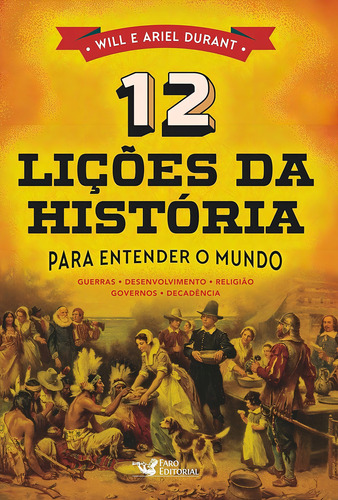 12 Lições Da História, De Will Durant. Editora Faro Editorial Em Português