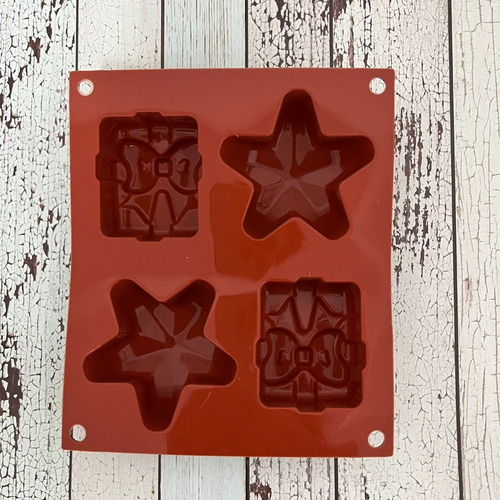 Molde De Silicona Silikomart Navidad / Lauacu