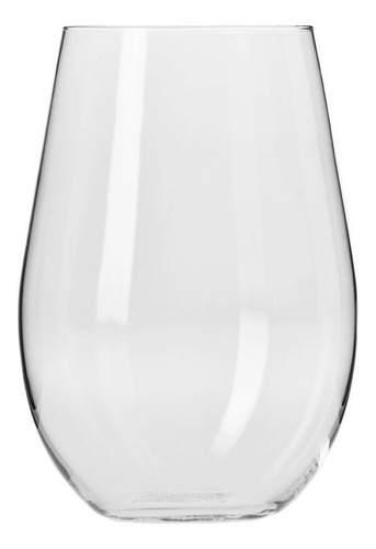Copa Sin Tallo Pie Vino Vaso Línea Harmony Set X6u Krosno Color Cristal