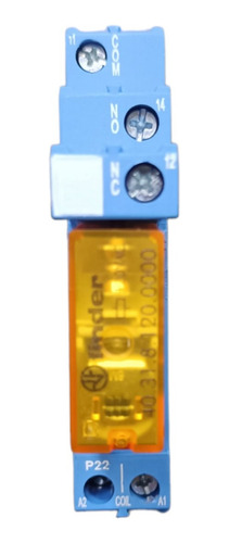 Relay Relé Encapsulado Finder 120vac 5 Pines 10a Con Base