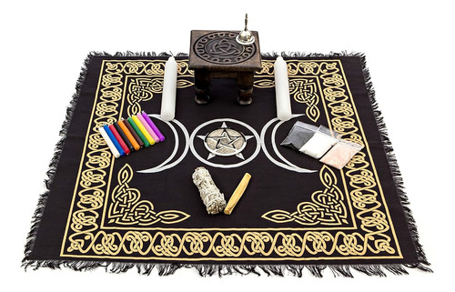 ~? Kit De Suministros De Altar Wicca De Lujo - Suministros D