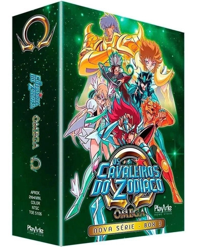 Os Cavaleiros Do Zodíaco Ômega 3 Dvds Box 3 Vol. 8, 9 & 10