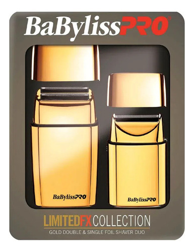 Kit Babylisspro Afeitadoras Fx Collection Gold 2 Un Color Dorado