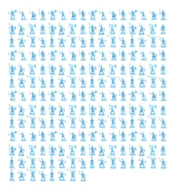 Comprar Para  Juego De Figuras De Soldados Antiguos De Plástico,