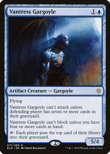 Carta Magic Vantress Gargoyle Throne Of Eldraine Mtg