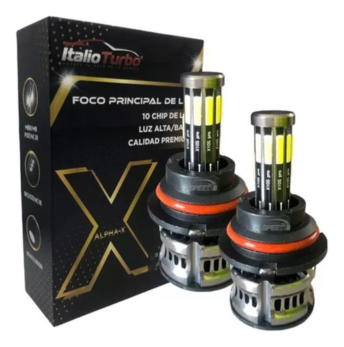 Kit Focos Led Faros Principales 10 Caras Alta/baja Cambus Bs