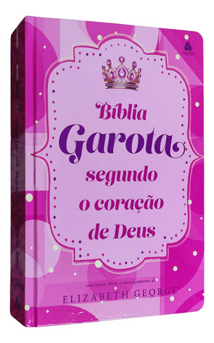 Biblia Da Garota Segundo O Coração De Deus Nova Viva Capa Dura Felicidade Com Letra Grande E Indice Lateral