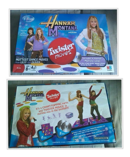 Imagen 1 de 1 de Juego Twister Moves Hannah Montana En Inglés