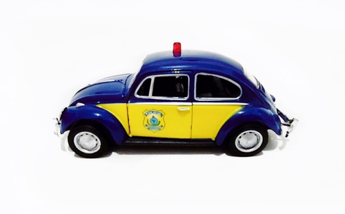 Carrinho Ferro Fusca Miniatura Policia Rodoviária Federal