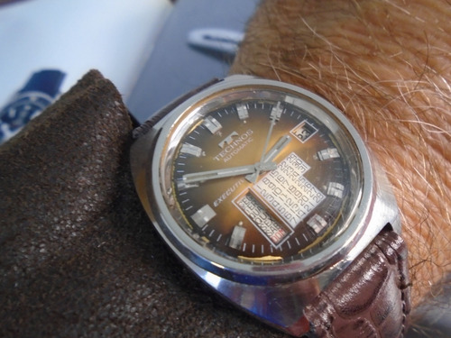 Technos Executive Antigo Folhinha Calendario Perpetuo Raro
