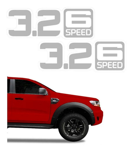 Par Adesivo Ford Ranger 3.2 6 Auto Cor Cinza