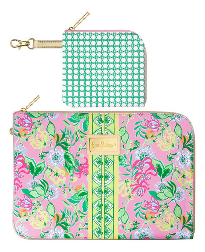 Lilly Pulitzer Funda Acolchada Tech Con Pequena Bolsa Con Cr