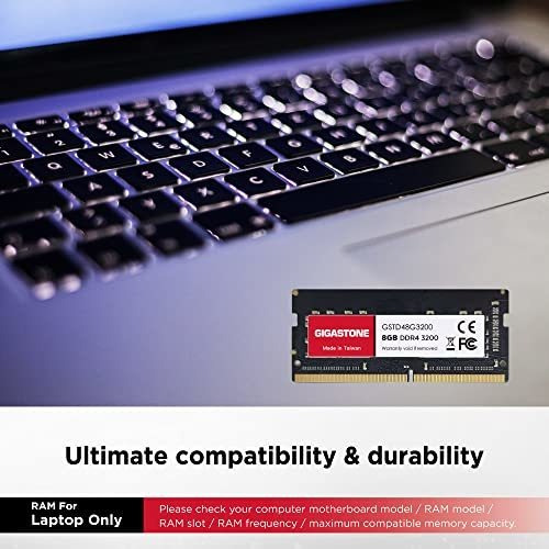 Memoria Ram 8gb Ddr4-3200mhz Pc4-25600 Cl22 1.2v 260 Pin