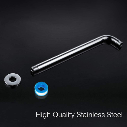 Brazo De Ducha Nearmoon Fijo De 38 Cm Cromado Para Pared