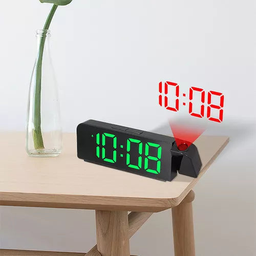  Reloj despertador digital magnético para dormitorio