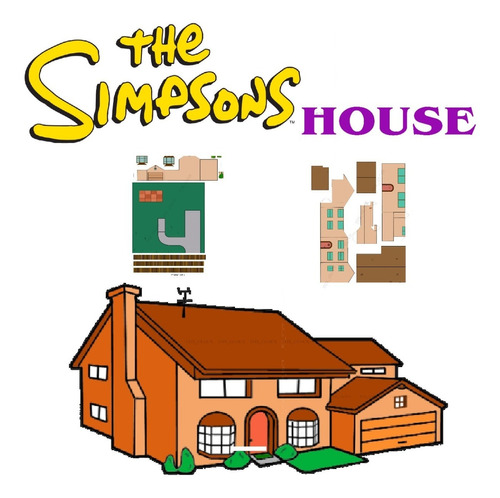 Los Simpsons Casa Papercraft