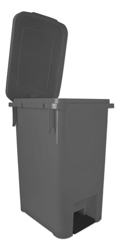 Cesto Basurero New Pedal 20 Litros Plastico Color Gris