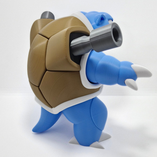 Pokemon Blastoise 12 Cm Alto Impresión 3d Makeme