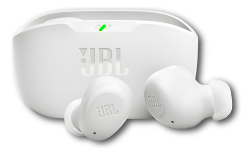 Audífonos Jbl Bluetooth Tws Wave Buds Autonomía De 32h White
