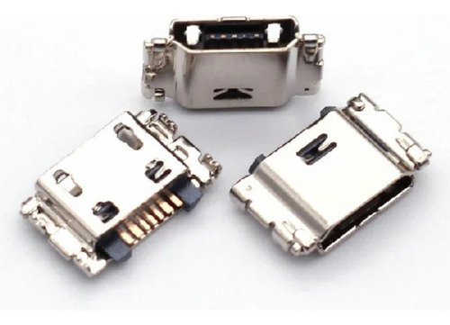 5 Un. Conector De Carga Micro Usb P/ A01 Core Sm-a013m/ds