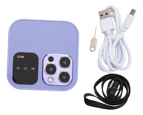 Teléfono Flip Desbloqueado 2g Para Personas Mayores, Teléfono Celular Flip Dual Sim Con Pantalla Dual, Botones Grandes, Linterna Led, Cámara Trasera