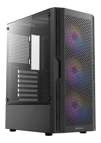 Antec Ax20 Case Gamer 3 Ventiladores Rgb Mid Tower Atx Color Negro