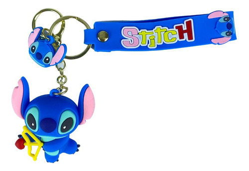 Llavero 3d  Stitch Disney Variados Silicona
