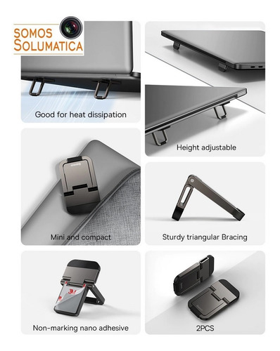Imagen 2 de 10 de Holder Soporte Ergonomico - Para Laptop - Angulo Perfecto *