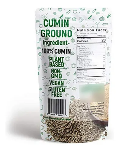 Semilla De Comino Molida De Iya Foods, Hecha De 100% Semilla