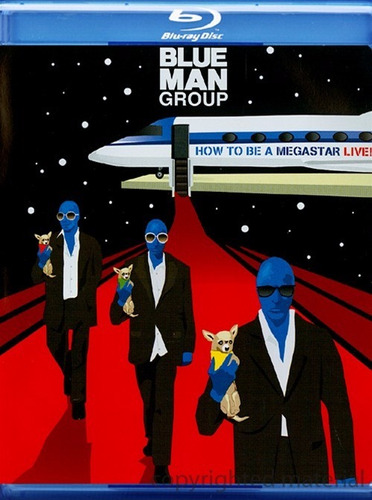 Blu Ray Blue Man Group How To Be A Megastar Live!