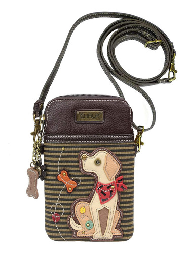 Bolso Cruzado Para Teléfono Móvil Chala Yellow Lab - Labrado