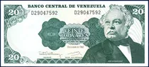Comprar Billete 20 Bolívares D8 Diciembre 8 1992 José Antonio Páez